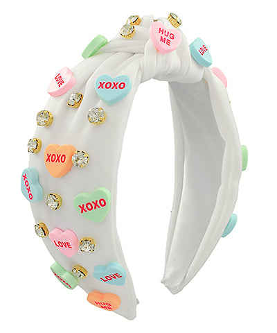 Candy Hearts Headband