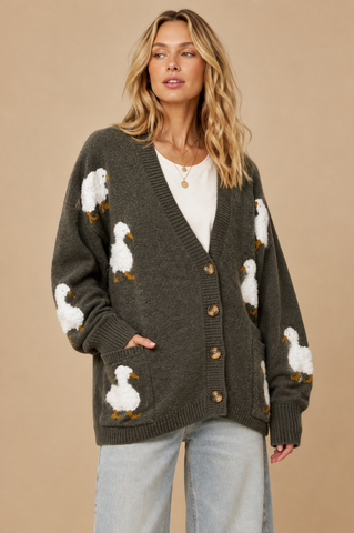 Lucky Duck Cardigan 🦆