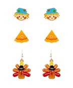 3 Pack Thanksgiving Earrings