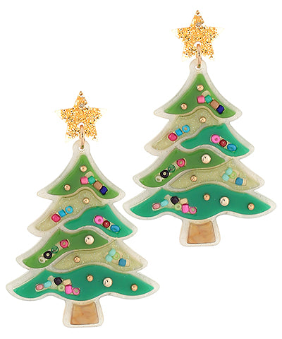 Decked-Out Tree Earrings