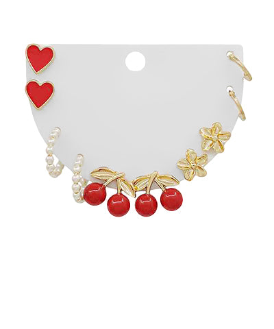 5 Earring Set - VDAY