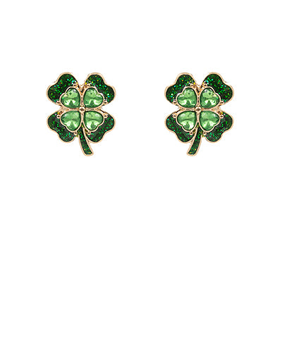 St. Patrick's Day Shamrock Earrings