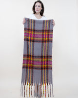Vibrant Colorful Plaid Scarf