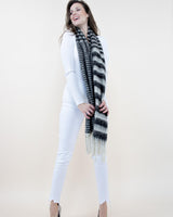 Two Tone Stripe Scarf