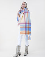 Puffy Plaid Scarf