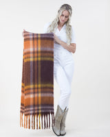 Puffy Plaid Scarf