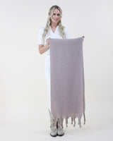 Solid Color Puffy Scarf