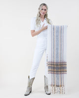 Boho Madras Scarf