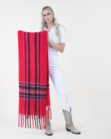 Boho Madras Scarf