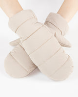 Ribbed Puffer Mittens - Multiple Colors