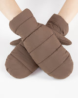 Ribbed Puffer Mittens - Multiple Colors