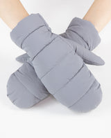 Ribbed Puffer Mittens - Multiple Colors