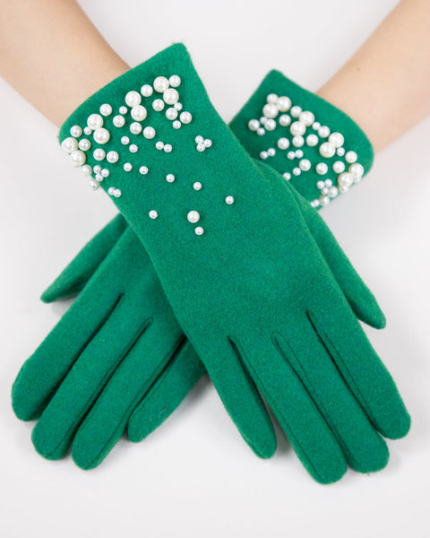 Green Pearl Gloves