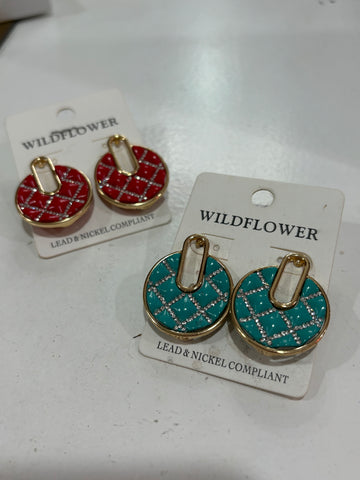 Weave Circle Earrings