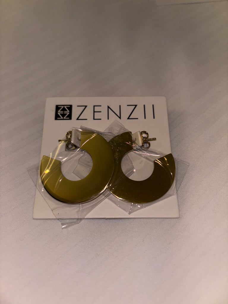 Zenzii Gold Hoop Earrings