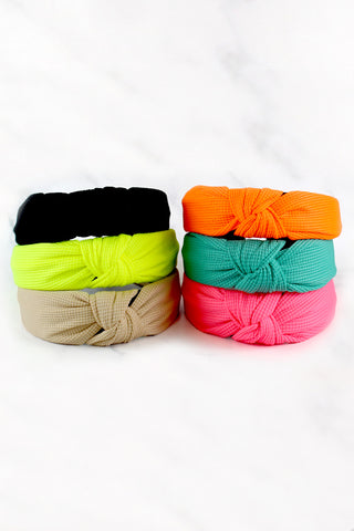 Waffle Knotted Headband