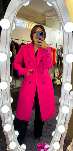 Hot Pink Peacoat