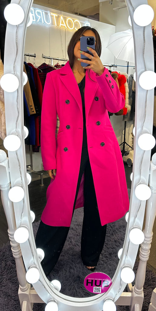 Hot Pink Peacoat