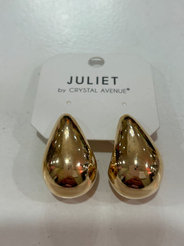 Gold Teardrop Earrings