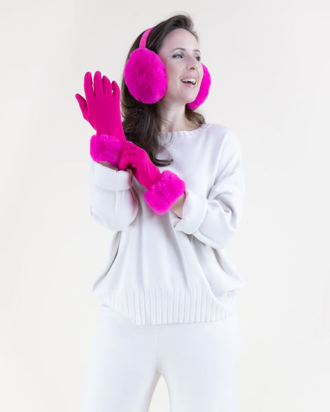Faux Fur Earmuffs - Multiple Colors