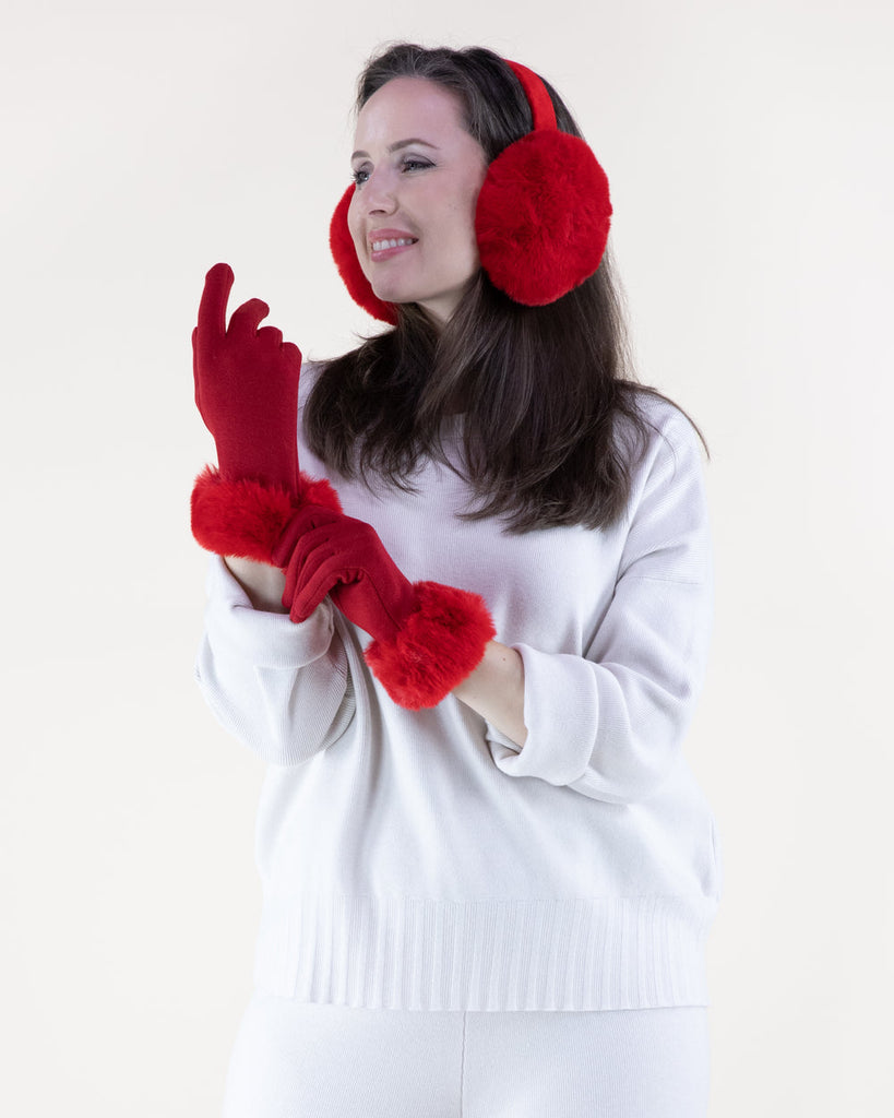 Faux Fur Earmuffs - Multiple Colors