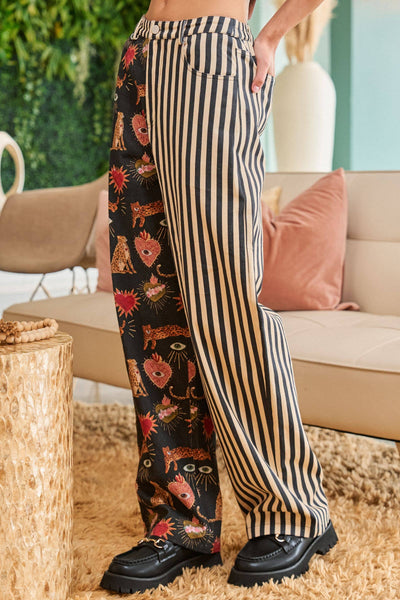 Mixed Signals Wide Leg Pants