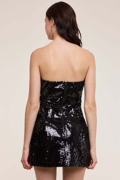 Sequin Mini Dress With Shorts