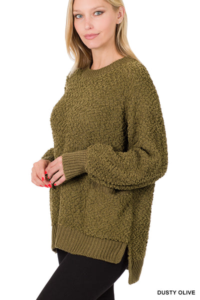 Super Soft Popcorn Pocket Sweater - 3 Colors