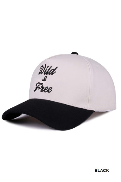 Wild & Free Canvas Cotton Hat - Sale Price