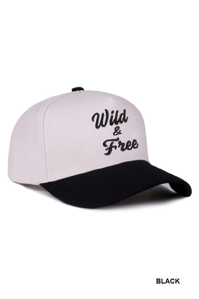 Wild & Free Canvas Cotton Hat - Sale Price