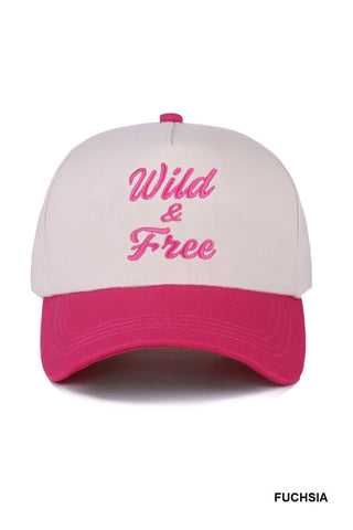 Wild & Free Canvas Cotton Hat - Sale Price