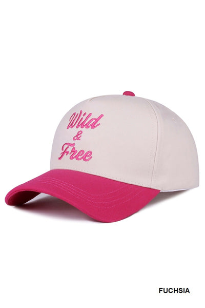 Wild & Free Canvas Cotton Hat - Sale Price