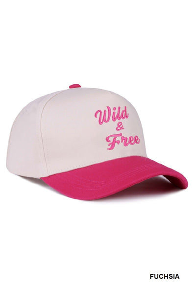 Wild & Free Canvas Cotton Hat - Sale Price
