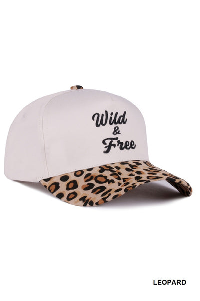 Wild & Free Canvas Cotton Hat - Sale Price