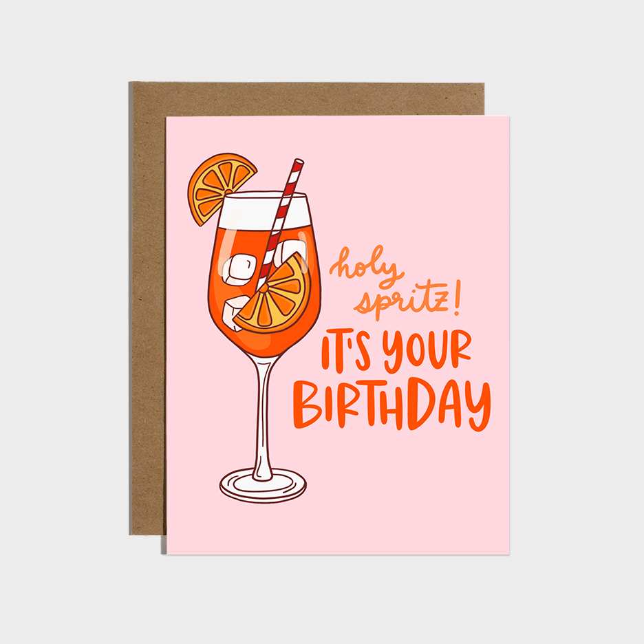Brittany Paige - Aperol Spritz Birthday Card