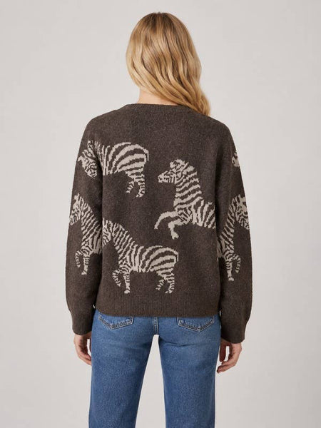 Dreamers by Debut - Zebra Print Pullover