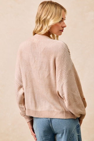 Muti Color Autumn Leaves Open Cardigan