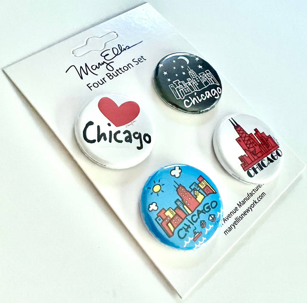 Mary Ellis - Chicago Button Set