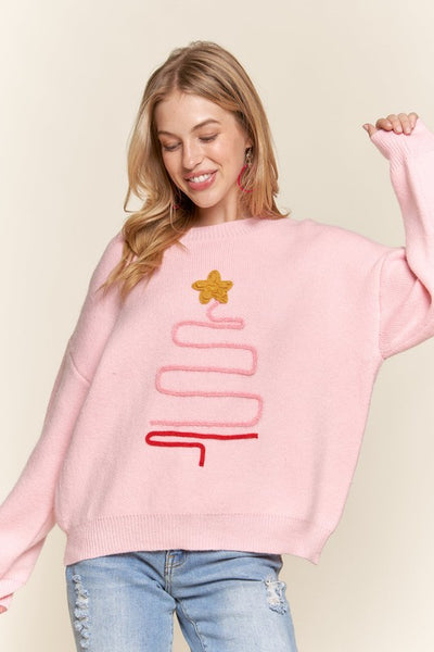 Christmas Tree Accent Sweater
