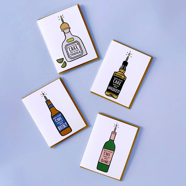 Brittany Paige - Cake Tequila Birthday Card