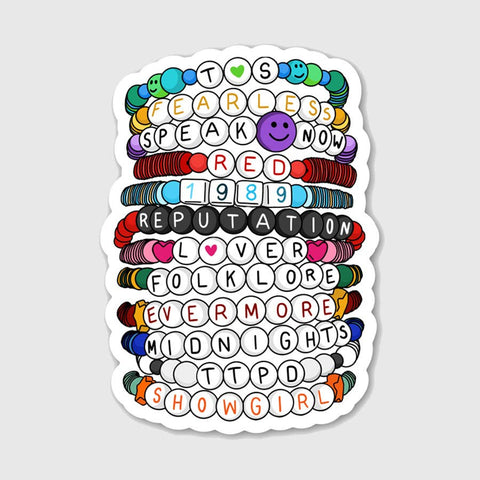 Eras Friendship Bracelets Sticker 