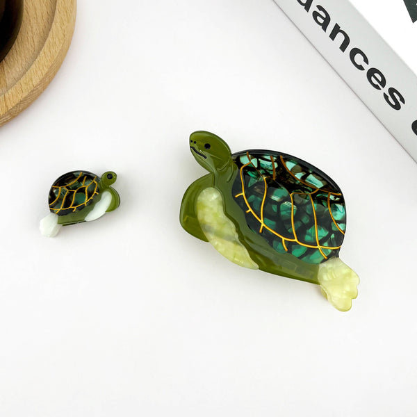 TheDivaSoap - Turtle Claw Clip, Large & Mini Hair Clip