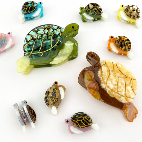 TheDivaSoap - Turtle Claw Clip, Large & Mini Hair Clip