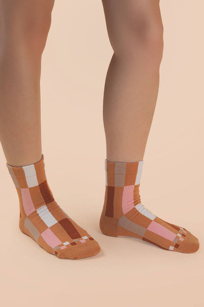 VERY J - SC10005C - Color block casual socks
