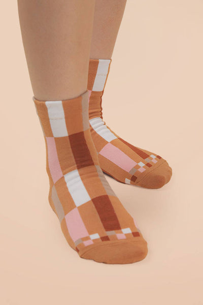 VERY J - SC10005C - Color block casual socks