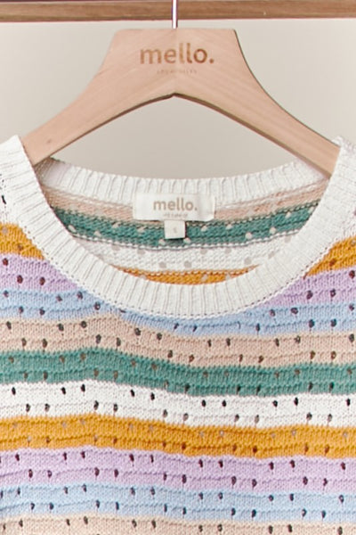 Multi Colored Striped Sweater