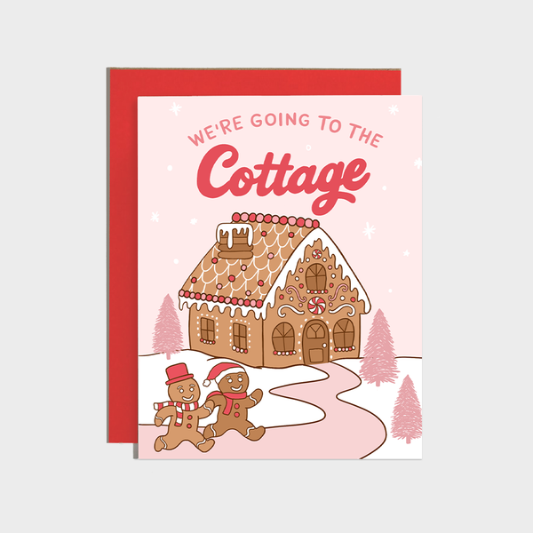 Brittany Paige - We're Going To The Cottage Gingerbread Holiday Card