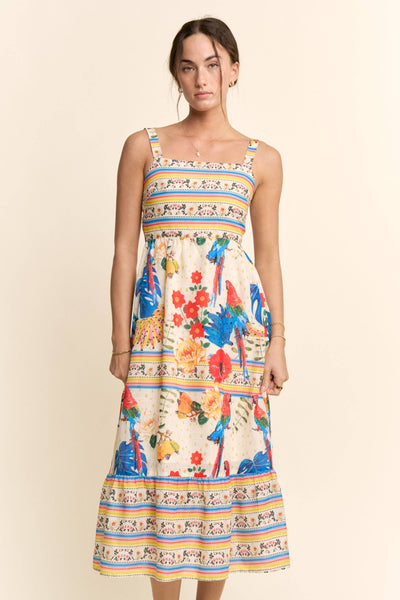 Tropical Treasure Midi Dress