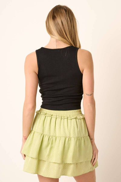 mittoshop - T10426 - TWIST FRONT SLEEVELESS CROP TOP