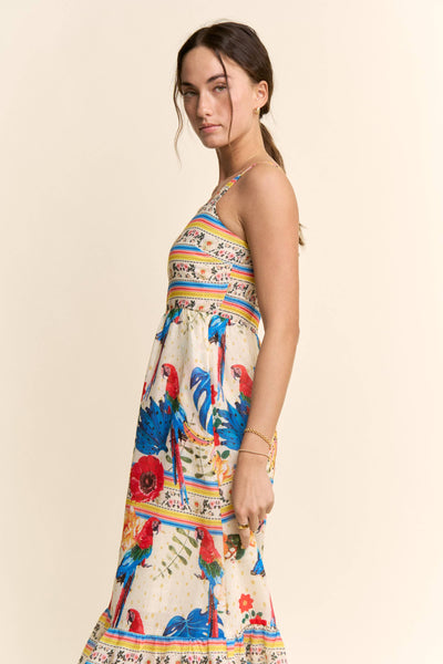 Tropical Treasure Midi Dress